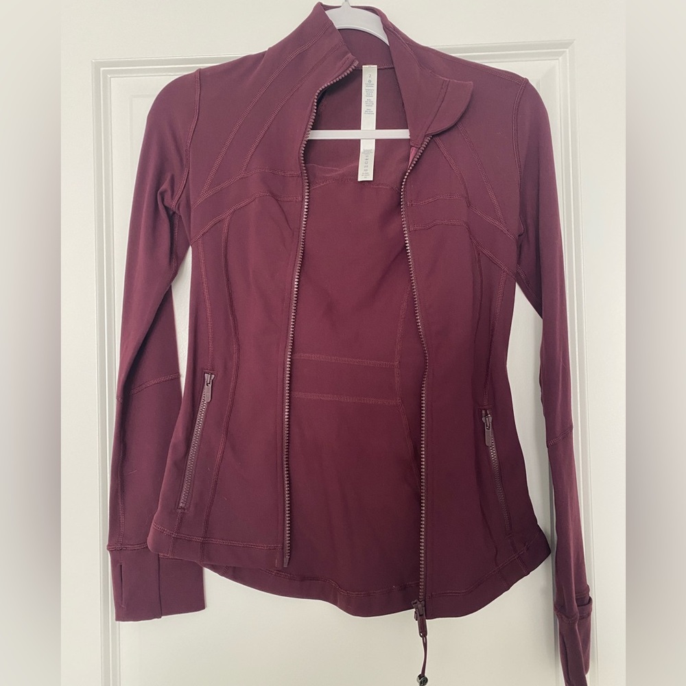 Maroon Align Lululemon Jacket